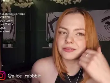 AliceRabbit  live sex cam