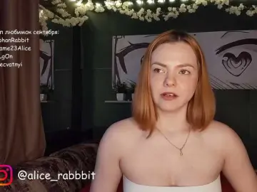 AliceRabbit  live sex cam