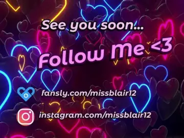 Missblair12  live sex cam