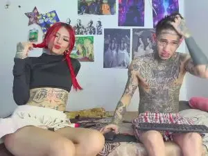 Tattoo_couple  live sex cam