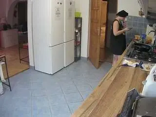 Voyeurcam-julmodels-kitchen  live sex cam