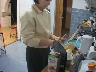 Voyeurcam-julmodels-kitchen  live sex cam