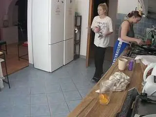 Voyeurcam-julmodels-kitchen  live sex cam
