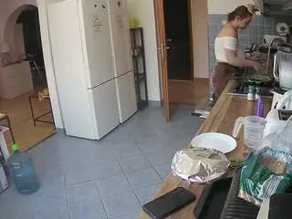 Voyeurcam-julmodels-kitchen  live sex cam