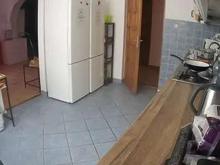 Voyeurcam-julmodels-kitchen  live sex cam