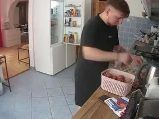Voyeurcam-julmodels-kitchen  live sex cam