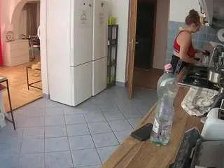 Voyeurcam-julmodels-kitchen  live sex cam