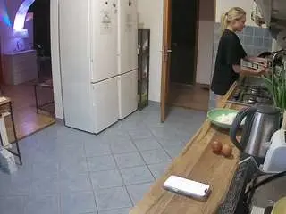 Voyeurcam-julmodels-kitchen  live sex cam