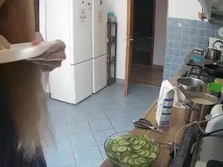 Voyeurcam-julmodels-kitchen  live sex cam