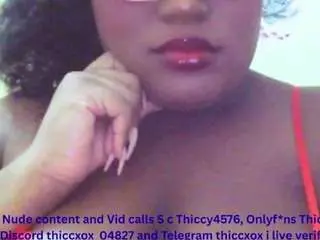 Thiccxox  live sex cam