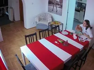Voyeurcam-julmodels-dining  live sex cam