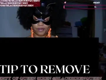Blacksirenqueen  live sex cam
