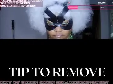 Blacksirenqueen  live sex cam