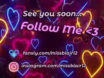 Missblair12  live sex cam