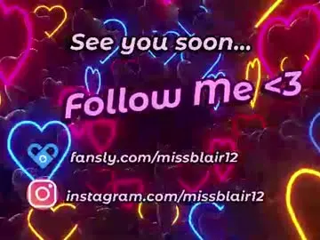 Missblair12  live sex cam