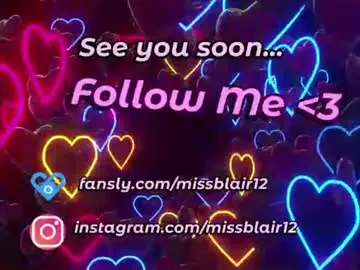 Missblair12  live sex cam