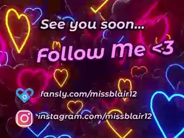 Missblair12  live sex cam