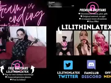 Lilithinlatex  live sex cam