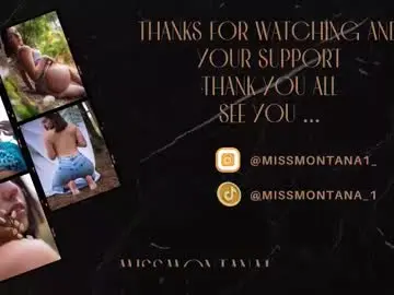 Missmontana1  live sex cam