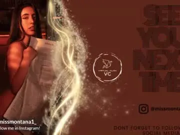 Missmontana1  live sex cam