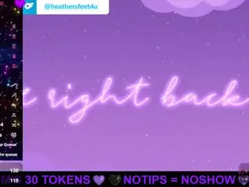 Heathersfeet4u  live sex cam