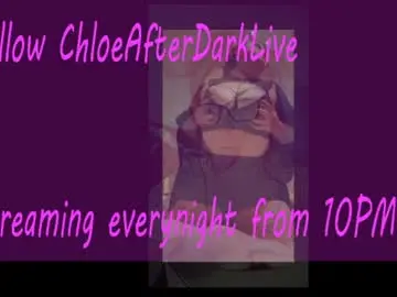 Chloeafterdarklive  live sex cam