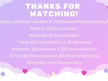Cherryvonfairy  live sex cam