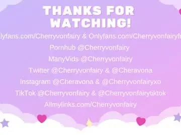 Cherryvonfairy  live sex cam