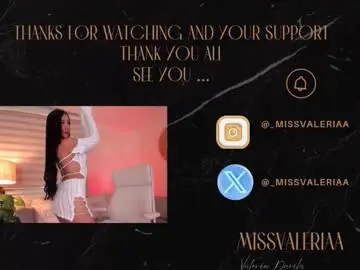 Missvaleriaa  live sex cam