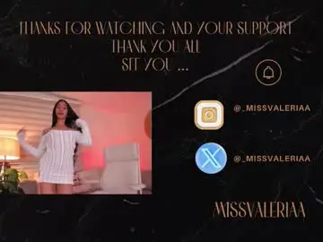 Missvaleriaa  live sex cam
