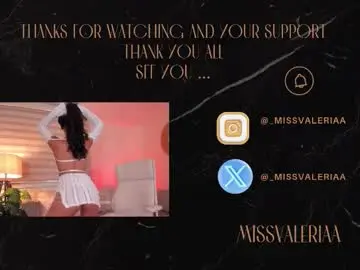 Missvaleriaa  live sex cam