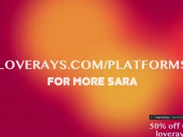 Saraloverays  live sex cam
