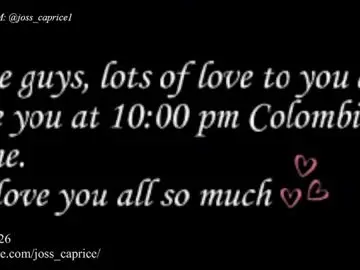 Joss_caprice  live sex cam