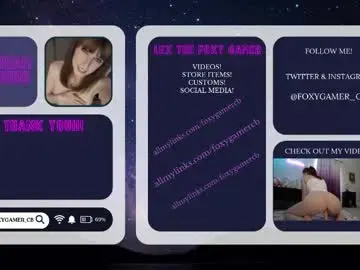 Foxy_gamer  live sex cam
