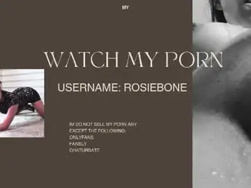 Rosiebones  live sex cam