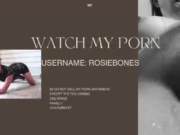 Rosiebones  live sex cam