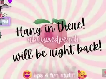 Abruisedpeach  live sex cam