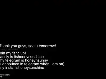 Honey_sunshine  live sex cam