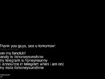 Honey_sunshine  live sex cam