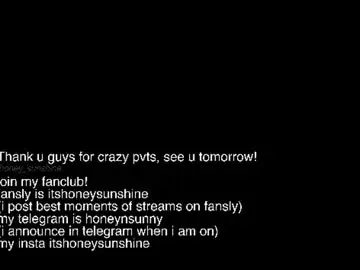Honey_sunshine  live sex cam