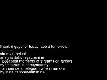 Honey_sunshine  live sex cam