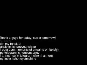 Honey_sunshine  live sex cam