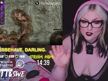 VelvetteSWE  live sex cam